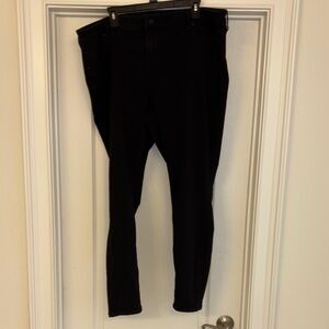 Liverpool Los Angles Abby Black Skinny Denim Jeans - Size 20W